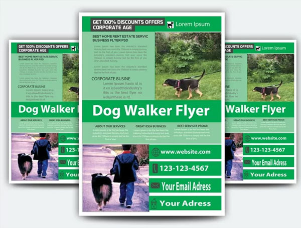 Latest Dog Walker Flyer