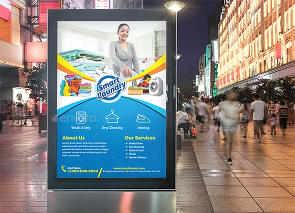 Laundry & Dry Cleaning Services Poster