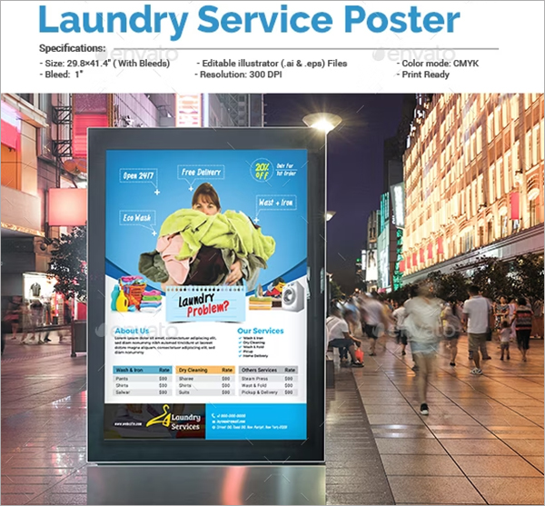 Best Laundry Poster Templates