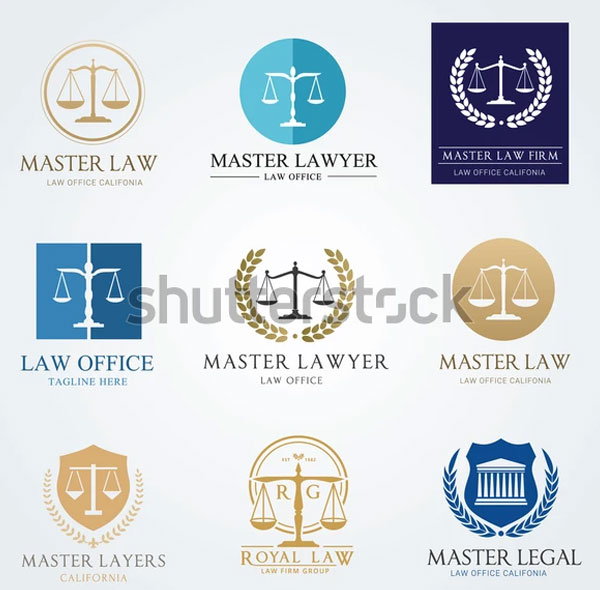 Law Firm Logo Set Designs