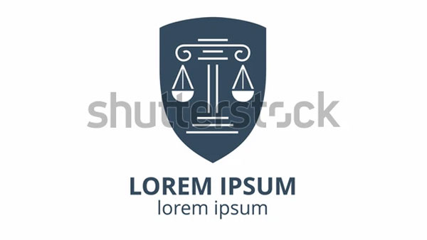 Law Office Logo Set Design Templates