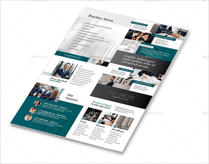 Law Firm Flyers Template