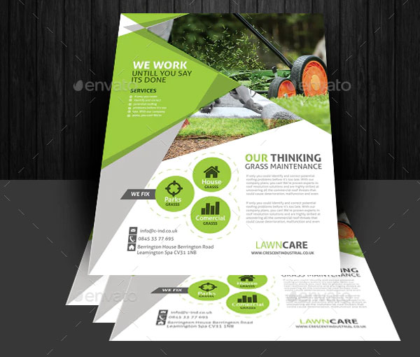 Lawn Care Service Flyer Template