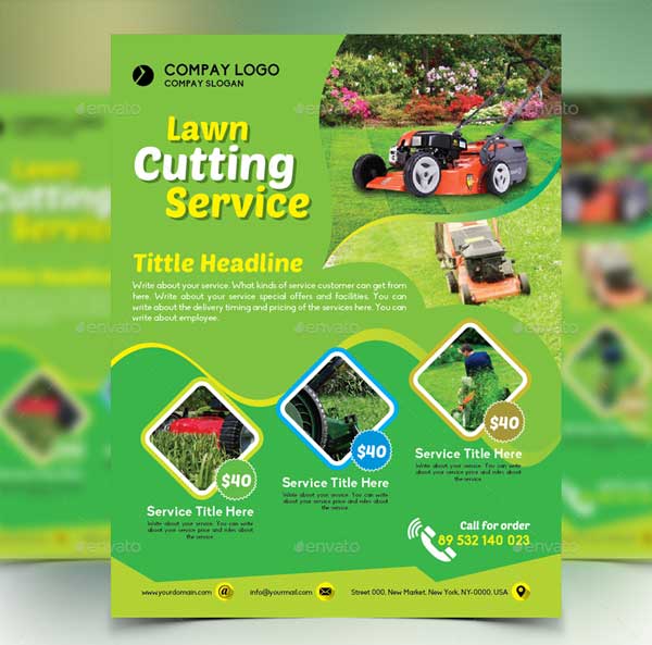 Lawn Cutting Service Flyer
