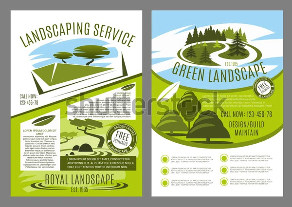 Lawn Service Company Flyer Templates