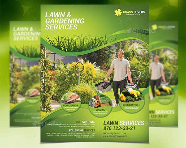 Lawn Service Flyer Templates