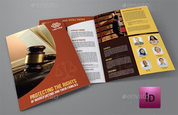 Lawyer Law Firm Brochure Word Template