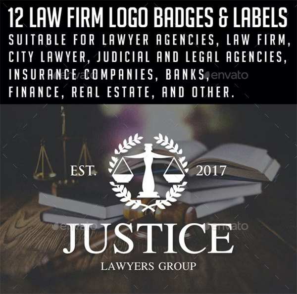 Lawyer Logo Designs Badges
