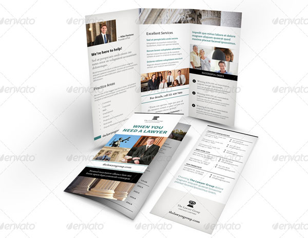 Legality Trifold Brochure Printable Template Download