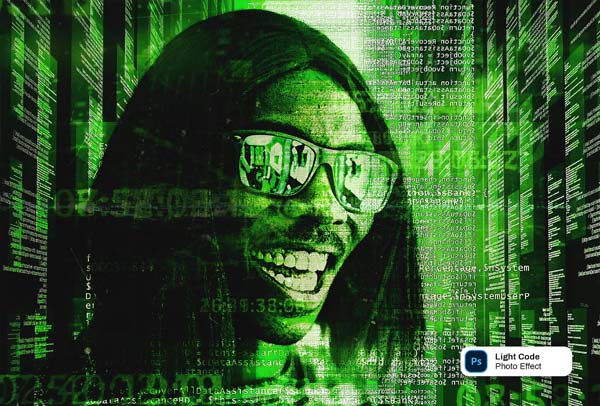 Light Code Photo Effect Actions