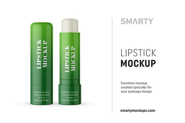 Lipstick Care Mockup Template