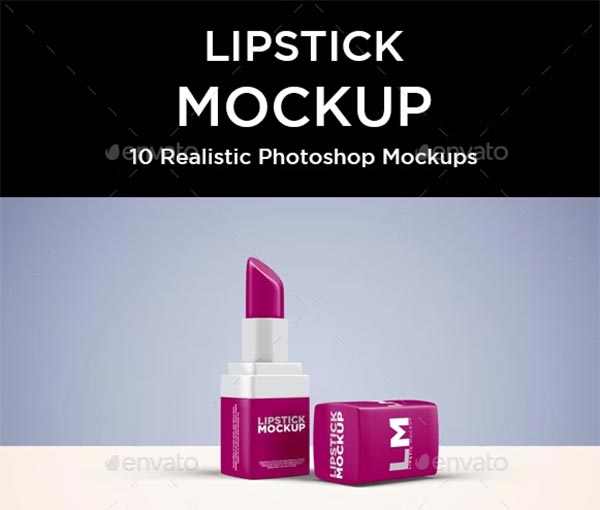 Lipstick Mockup PSD Templates
