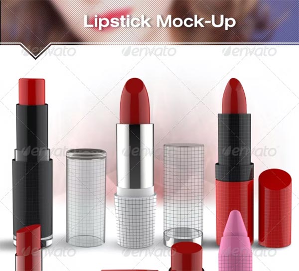 Lipstick Mockup Template