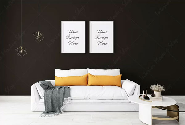 Living Room Frame Mockups
