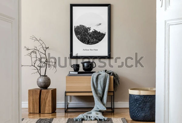 Living Room Interior Mockup
