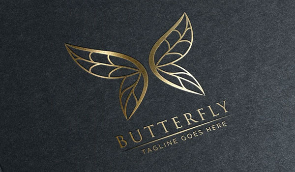 Luxury Butterfly Logo Template