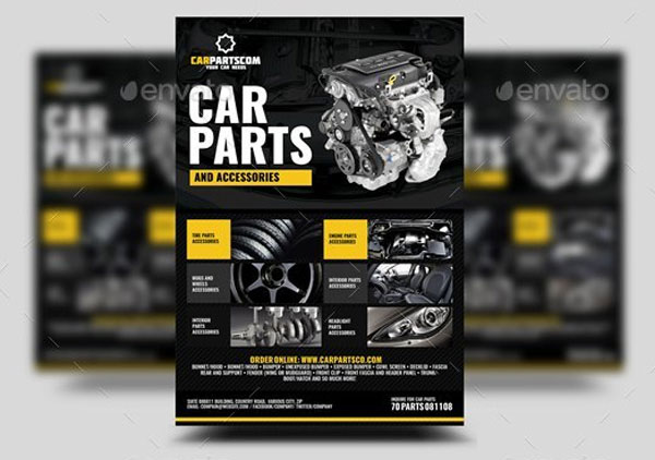 Luxury Car Parts and Accessories Flyer