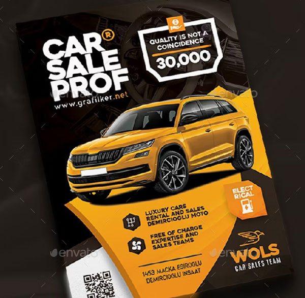 Luxury Car Sales Flyer