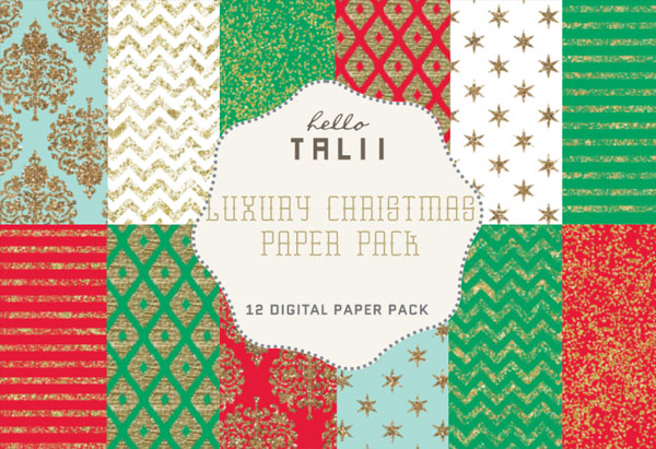 Luxury Christmas Paper Pack