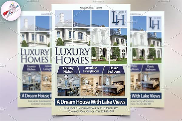 Luxury Homes Real Estate Flyer Template