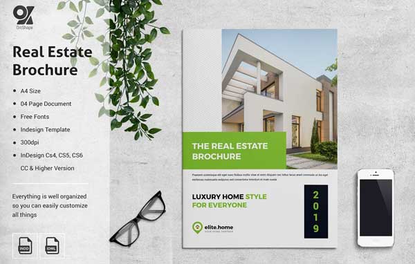 Luxury House Rental Bifold Brochure