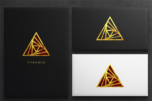 Luxury Triangle Logo Template