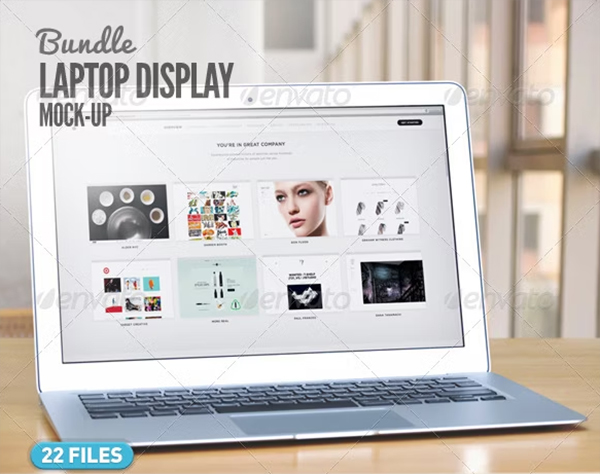 Macbook Laptop Mockups Bundle