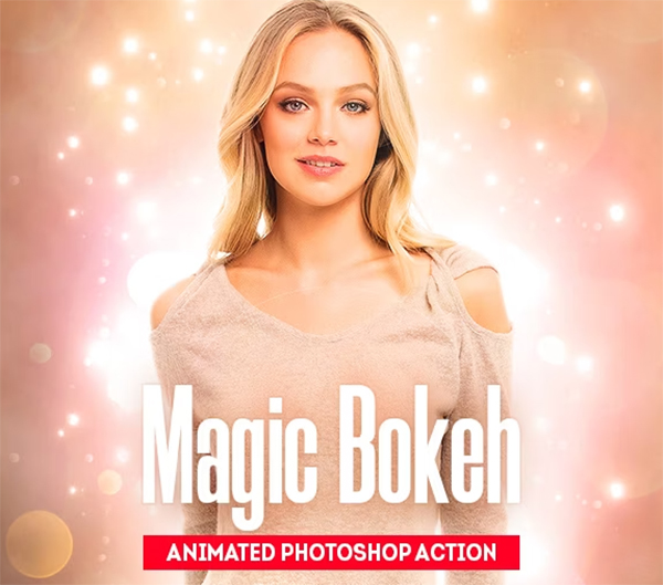 Magic Bokeh - Animated Photoshop Action
