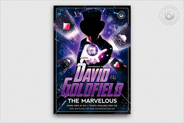 Magic Performer Talent show Brochure