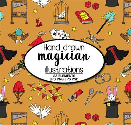 Magicians Talented  Show Brochure Templates