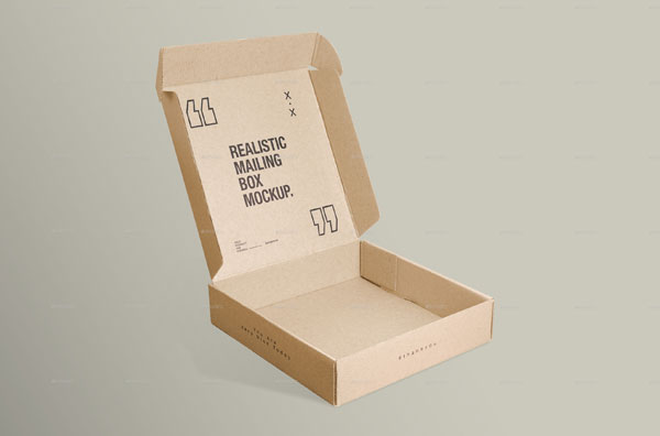 Mailer Box Mockups Online