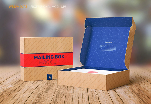 Mailing Box Mock-up