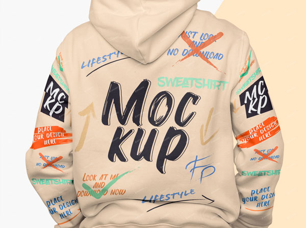 Man Hoodie Mockup Set