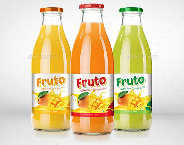 Mango Juice Label Templates