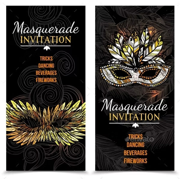 Masquerade Carnival Banners