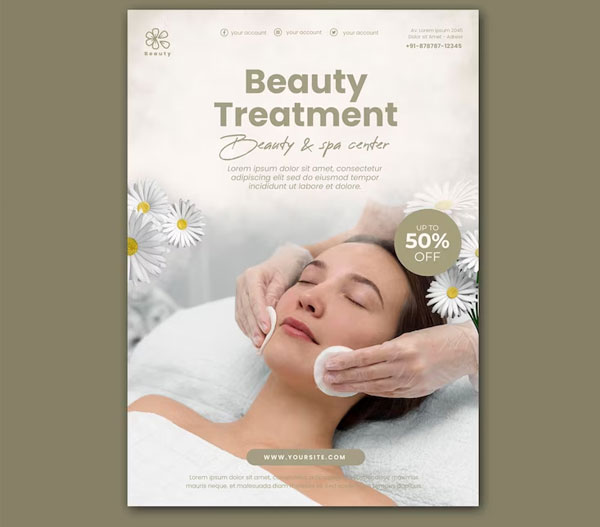 Massage Flyer Template Free Download
