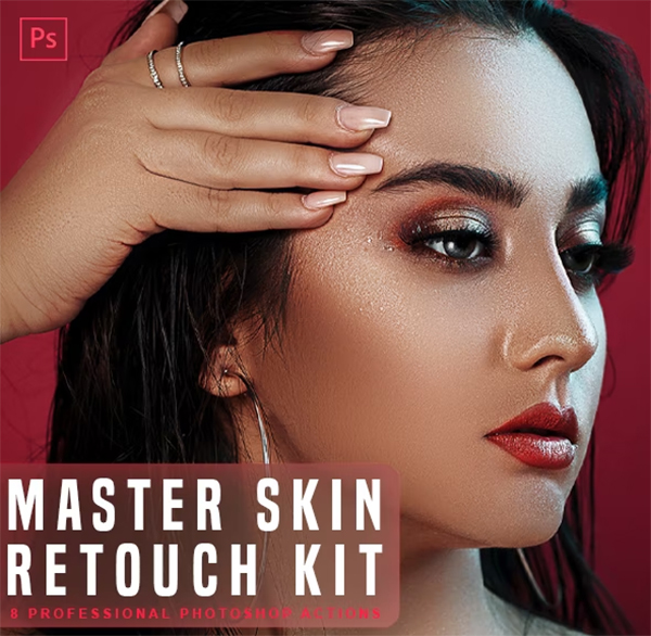 Master Skin Retouch Kit Photoshop Actions