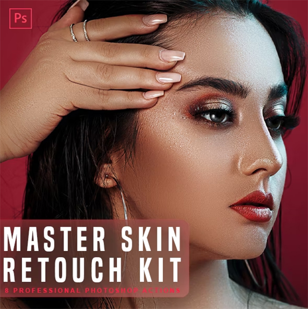 Master Skin Retouch Kit Photoshop Actions
