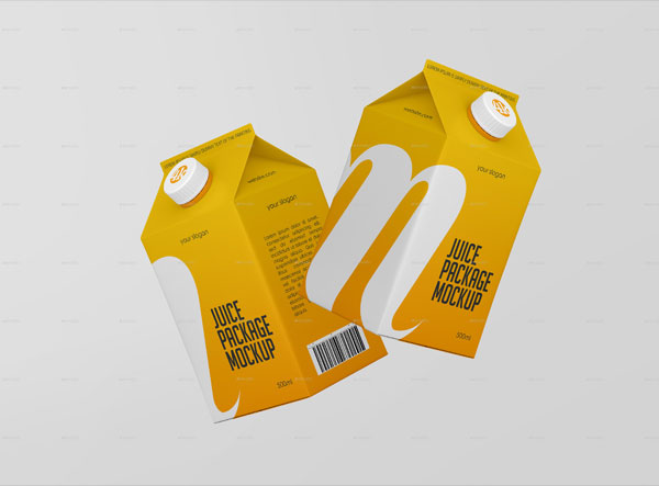 Matte Carton Package Mockup Set