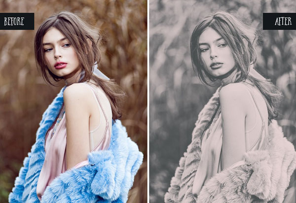 Matte Photoshop Actions for Photographers