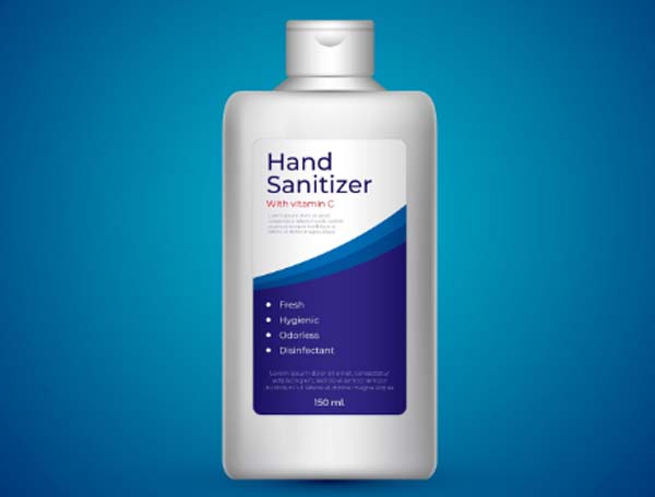 Matte Square Plastic Bottle Mockup