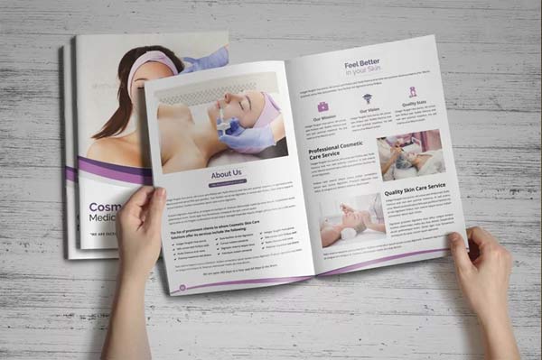 Medical Cosmetic Skin Care Brochure Templates