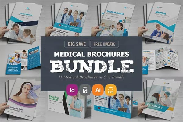 Medical HealthCare Brochure Bundle