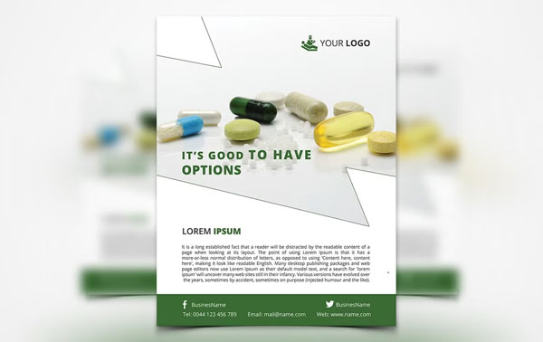 Medicine Flyer Design Template