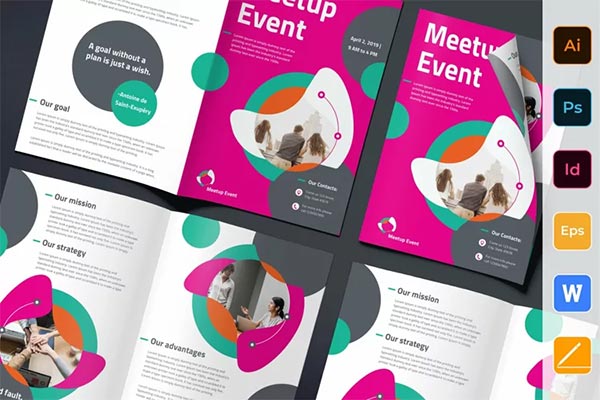 Meetup Event Brochure Bifold