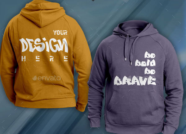 Men Hoodie Mockups