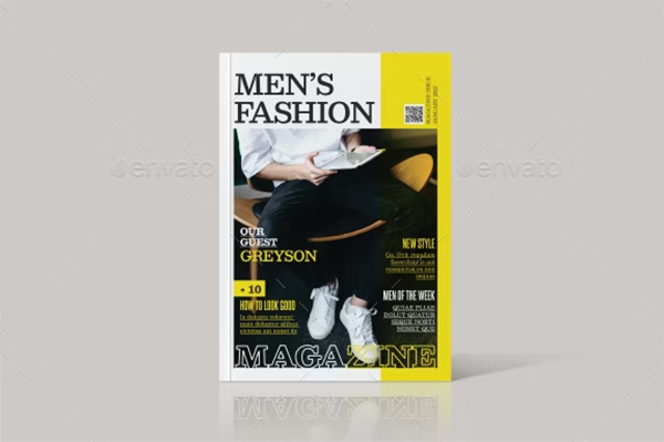Men's Fashion Magazine Template