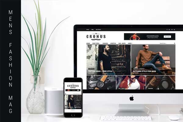 Men's Fashion WP Magazine Template