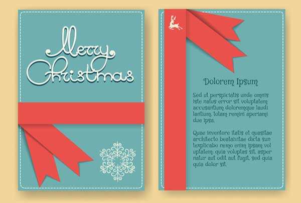 Merry Christmas Brochure & Postcard Template