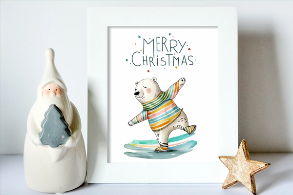 Merry Christmas Card Template